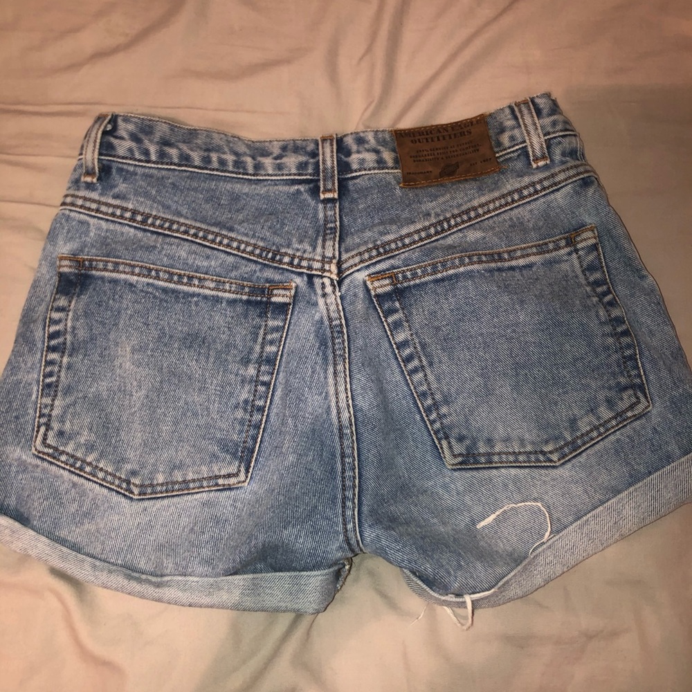 AEO denim shorts